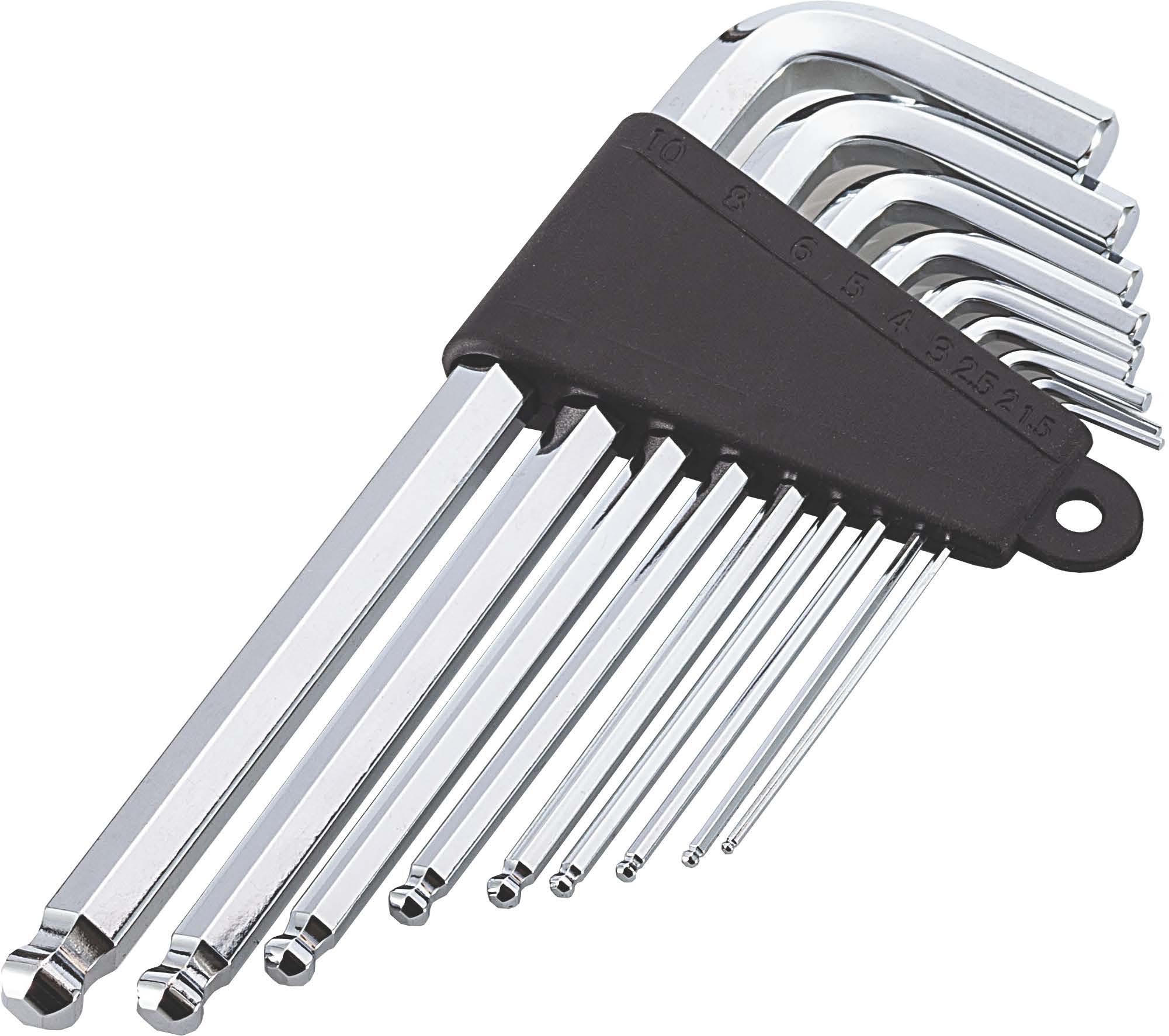9-pack Long L-Type Hex wrench
