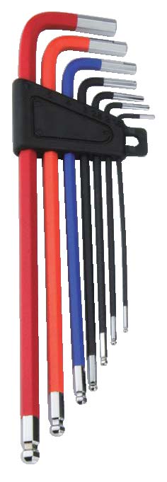 7-pack Extra Long L-Type Hex wrench