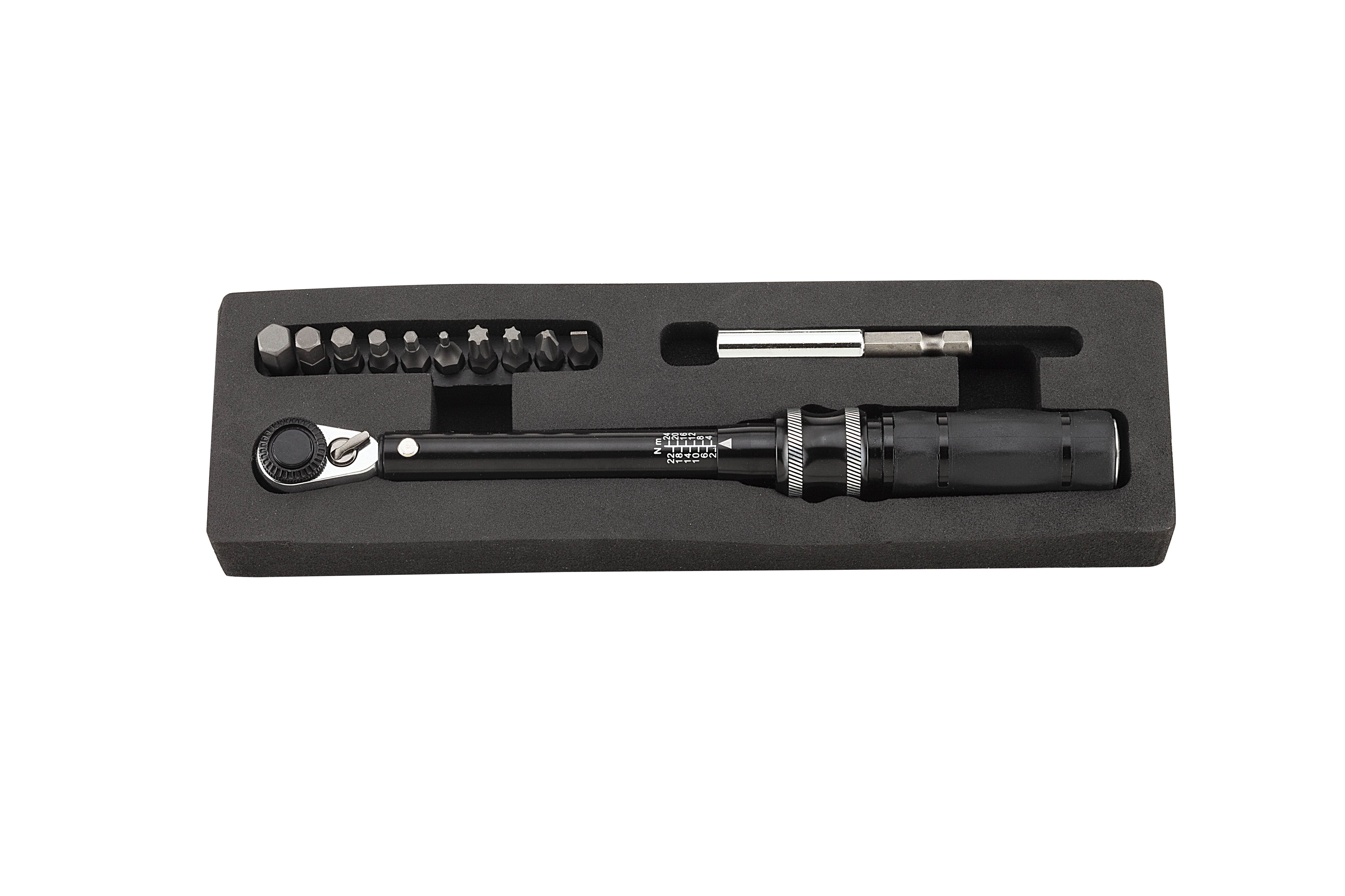 1/4"DR 2-24Nm adjustable torque wrench